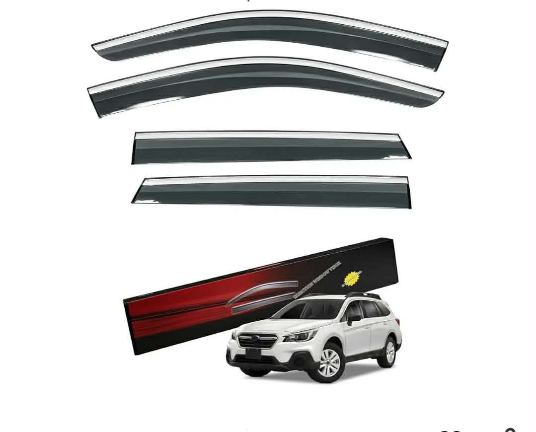 4pc Rain Guards Compatible with Subaru Outback 2020-2025 Side Window Deflectors Window Rain Guards Out-Channel Guard Deflector Vent Visor- 4pcs