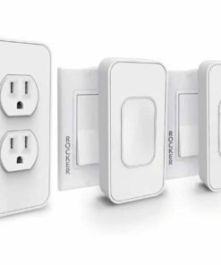 Switchmate Kit: 1 Smart Power Outlet + 2 Rocker Switches White Starter Kit