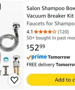 Alternative view of Hair Salon Faucet Sprayer Hose Set