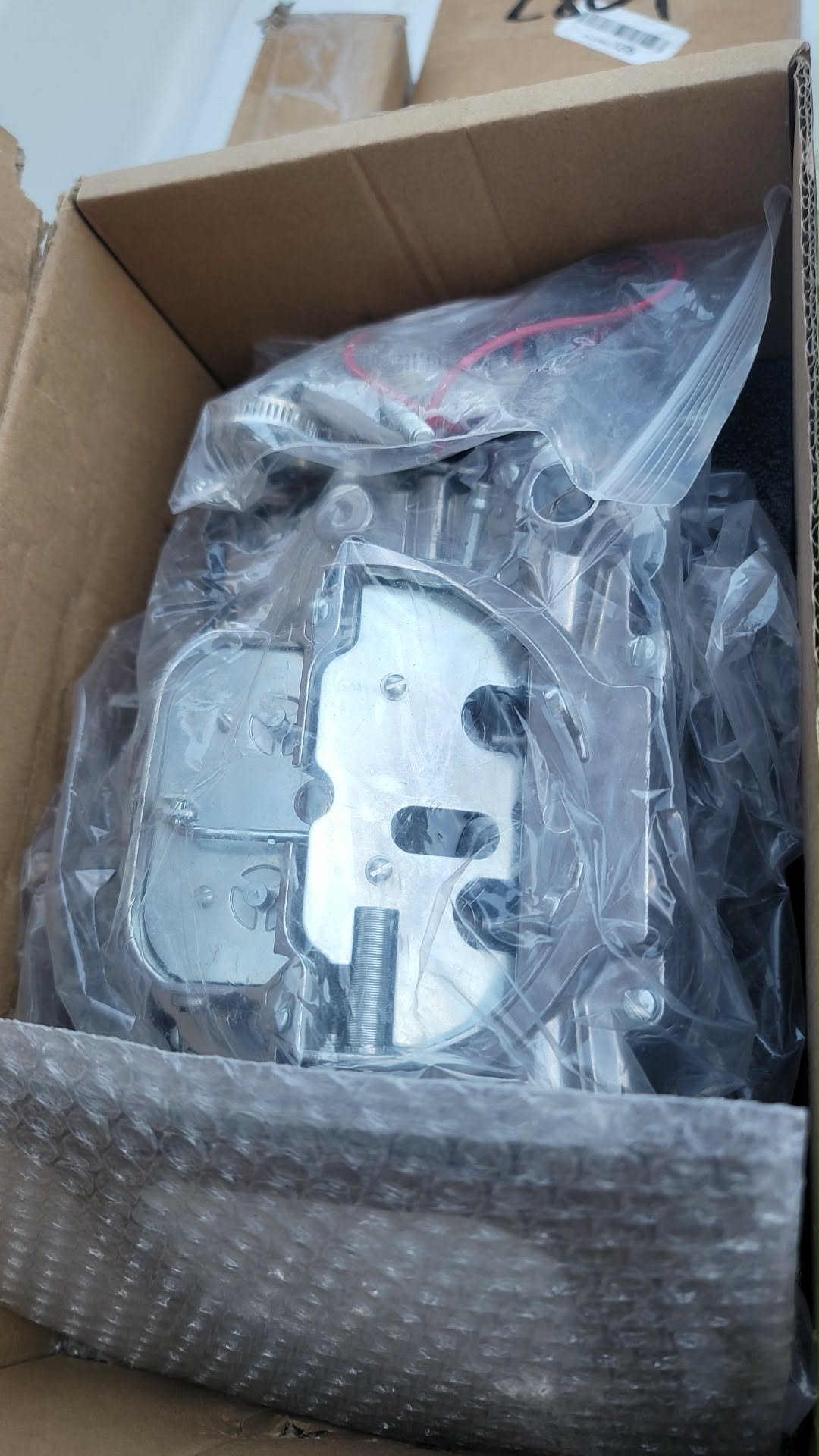 Carburetor 1906 AVS2 650 CFM 4-Barrel Carb with Electric Choke Satin Finish Replacement For Edelbrock 1906 AV2 Carburetor Square Flange New Annular Flow Booster - Image 3