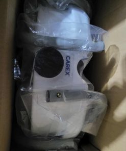 Alternative view of Carex E-Z Lock Raised Toilet Seat With Handles, 5" Toilet Seat Riser with Arms, Handicap Raised Toilet Seat For Seniors and Elevated Toilet Seat