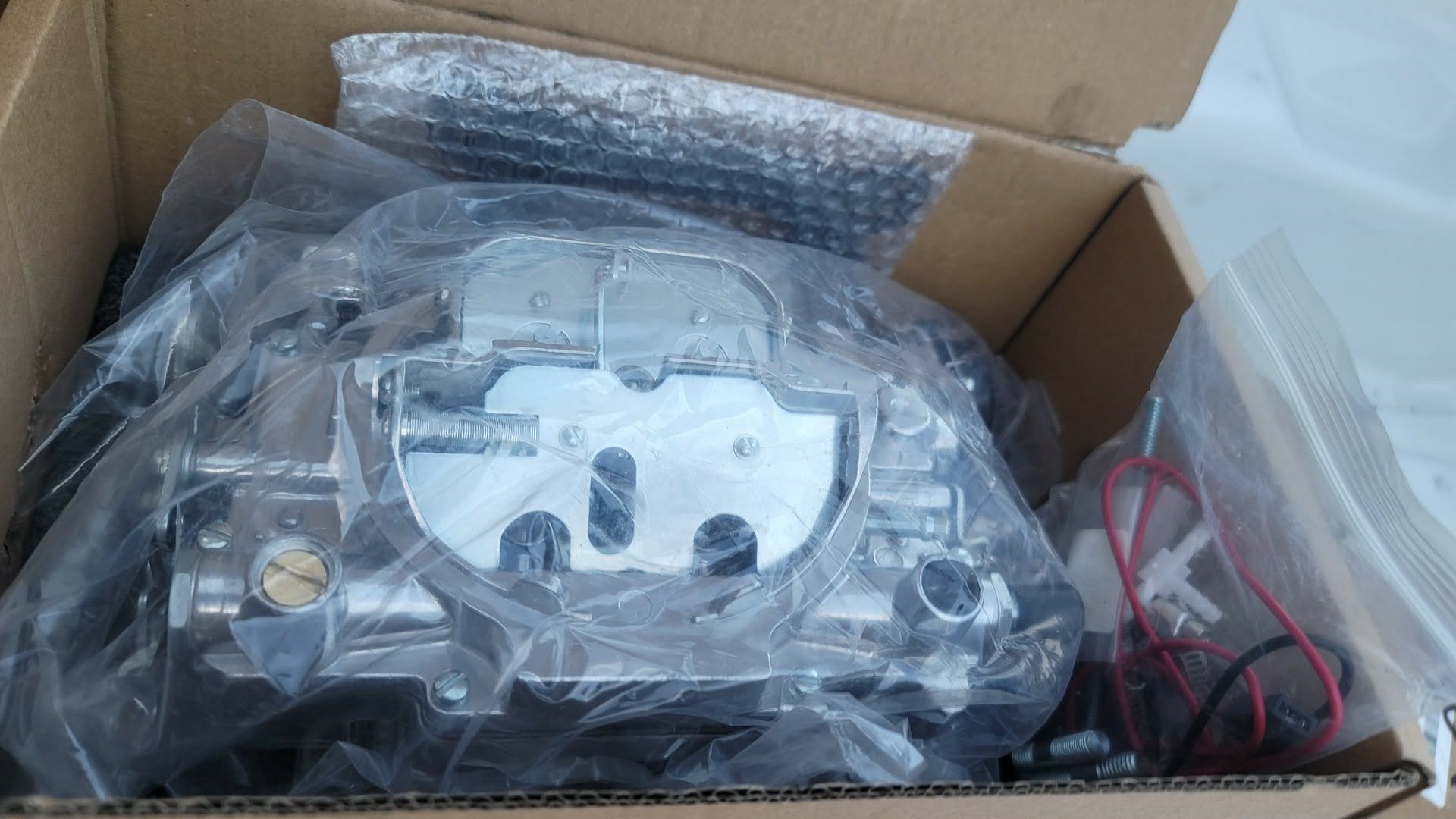 Carburetor 1906 AVS2 650 CFM 4-Barrel Carb with Electric Choke Satin Finish Replacement For Edelbrock 1906 AV2 Carburetor Square Flange New Annular Flow Booster - Image 7