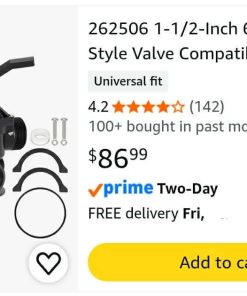 Alternative view of 262506 1-1/2-Inch 6-Way Clamp Style Valve Compatible with pentair 262506 Multiport Valve,Fit for Tagelus/Sand Dollar/Meteor Pool and Spa Sand Filter