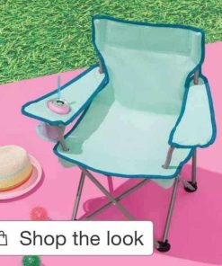 Kids' Character Portable Camp Chair - Sun Squad, Sun Squad Kids' Dino Character Portable Camp Chair - Mint Green