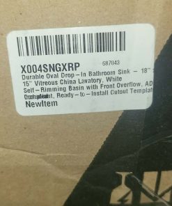 Alternative view of American Standard Vitreouspro Oval 18"x15" drop-in bathroom sink