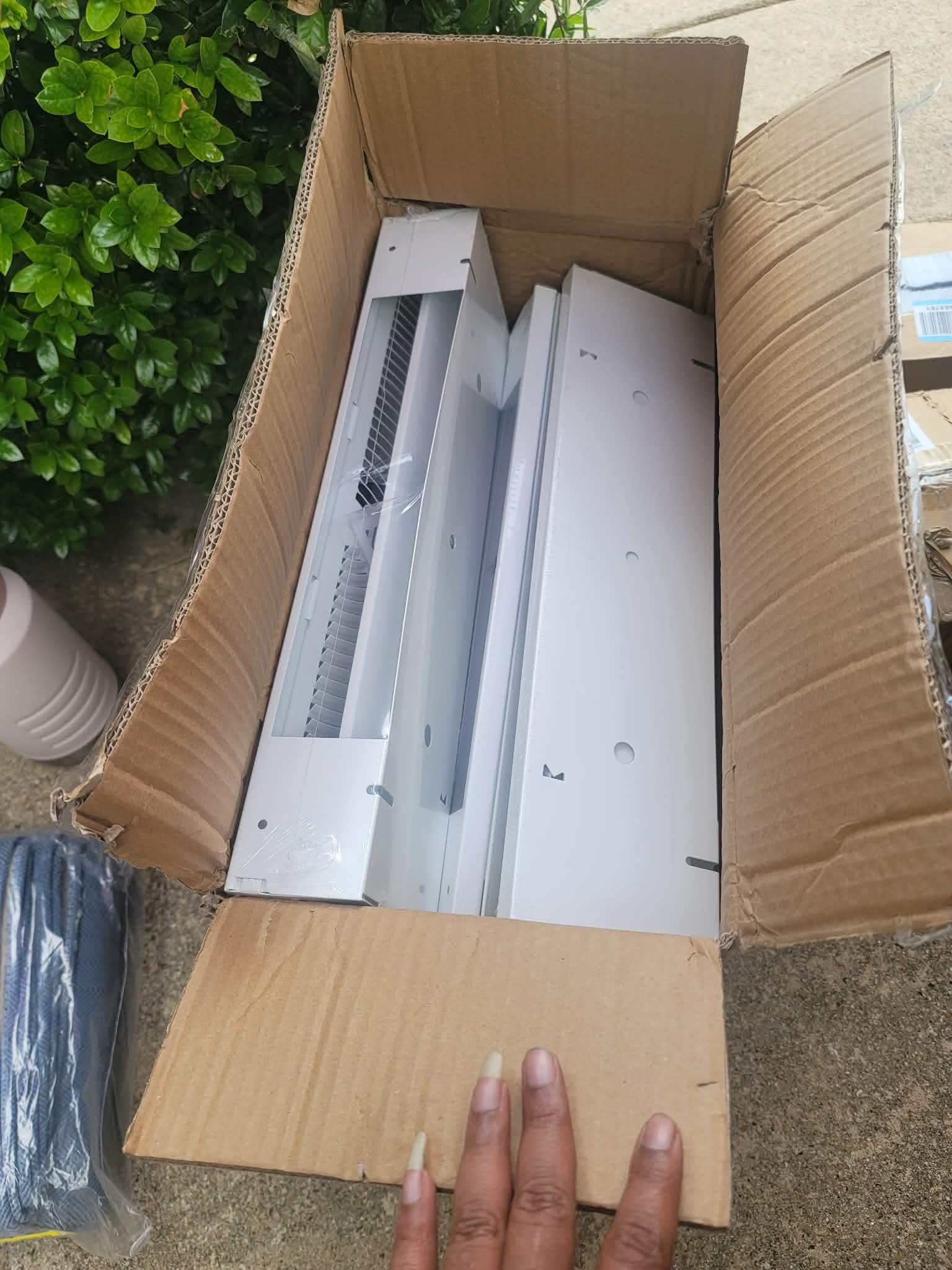 6PK 18 inch Baseboard Register Vent for 18" Duct, Baseboard Vent Cover - Image 2