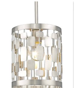 Z-Lite 430MP-BN 1 Light Mini Pendant, Brushed Nickel
