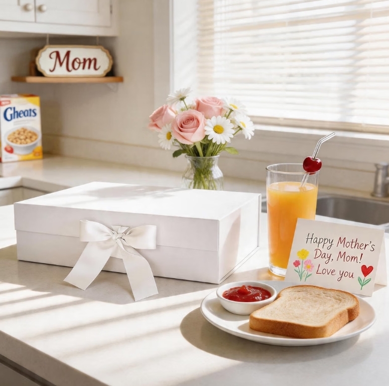 5 Large Gift Boxes with Lids and Ribbon - Image 3