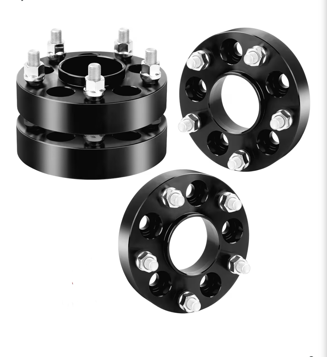 5x4.5 to 5x4.75 Hubcentric Wheel Adapters, 1.25 inch 5x114.3mm to 5x120.65mm Wheel Adapters 70.5mm Hub Centric and 71.5mm Hub Bore with 1/2-20 Thread Pitch