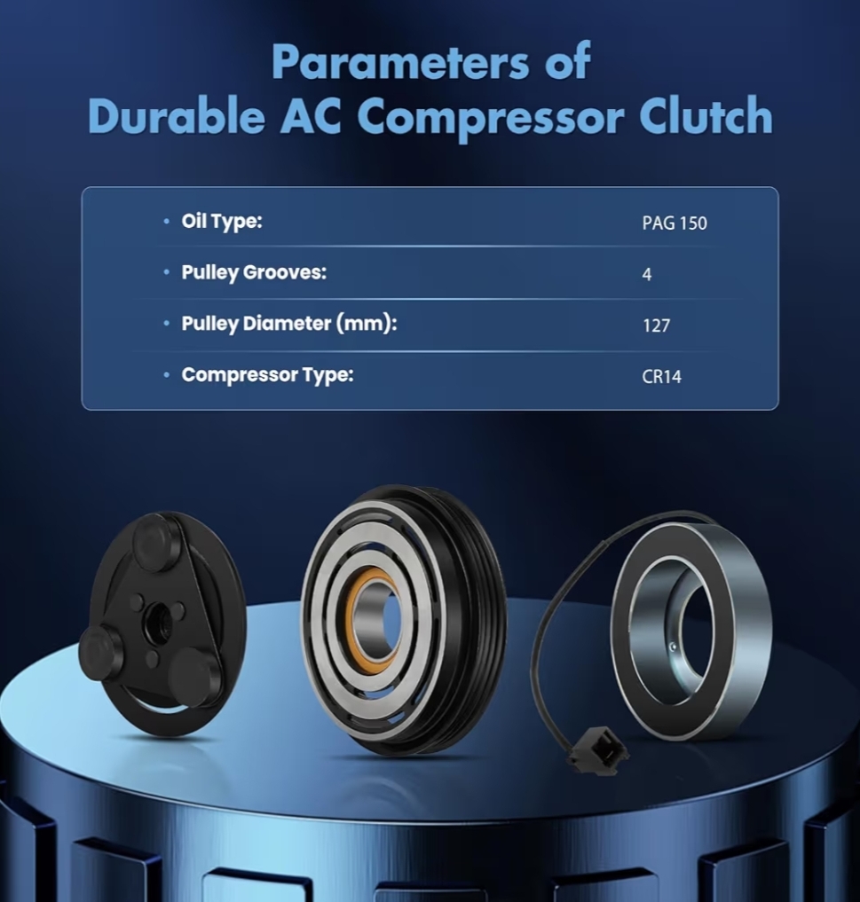 AC Compressor Clutch Fit for Saab 9-2X 2.0L 2.5L 2005-2006 Fit for Subaru Impreza 2.0L 2.5L 2002-2007 AC Clutch Kit - Image 6
