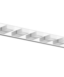 46" Modern LED Chrome Vanity Lights 7 Lights Acrylic Stainless Steel LED Vanity Light Fixtures Chrome