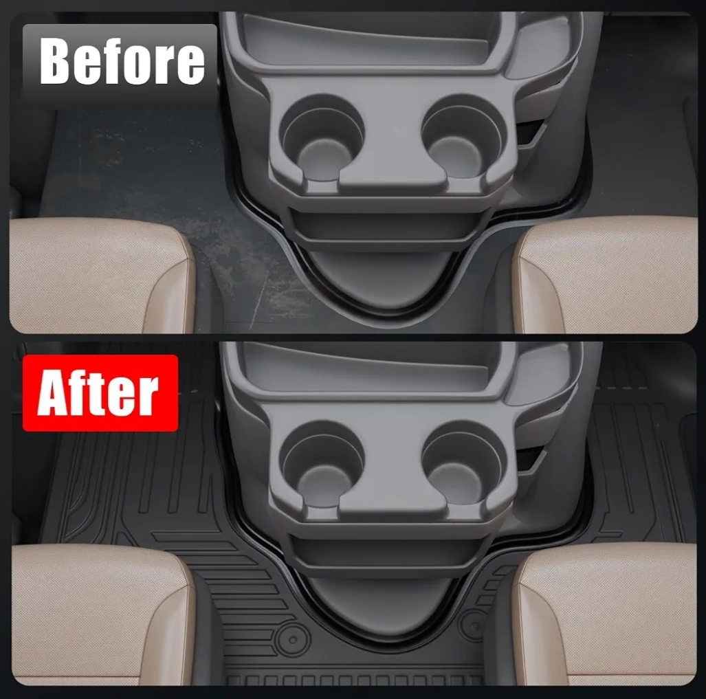 Floor Mats Compatible with 2005-2026 Ford Econoline E-Series E150 E250 E350 E450 TPE All Weather Guard Protector Floor Liner for 2025 Econoline Accessories - Image 5