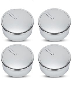 4 Pack WPW10437088 W10437088 Control Knob Range Surface Burner Control Knob Compatible with Whirlpool Ranges