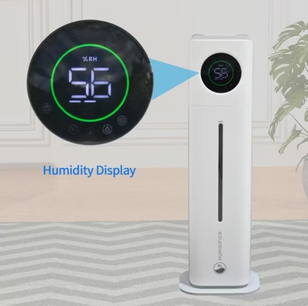 2.4 Gal/9L Humidifier for Bedroom, Large Room 500ft², Cool Mist Air Humidifiers with 75H Runtime, Humidity Setting, Easy to Clean, Top Fill, 30dB Quiet - Image 5