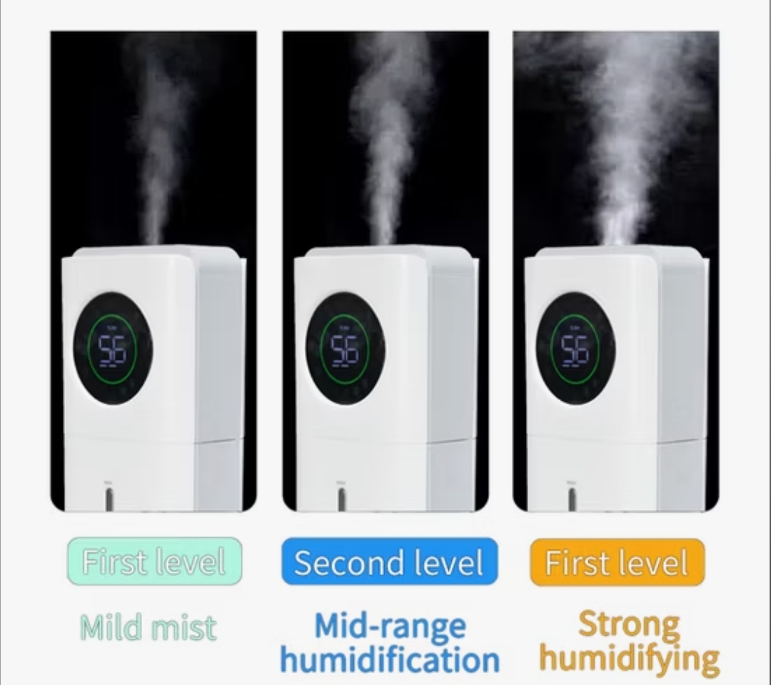 2.4 Gal/9L Humidifier for Bedroom, Large Room 500ft², Cool Mist Air Humidifiers with 75H Runtime, Humidity Setting, Easy to Clean, Top Fill, 30dB Quiet - Image 6