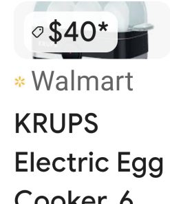 Alternative view of Krups Simply Electric Egg Cooker with accessories, 6 egg capacity