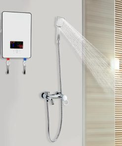 Tankless Electric Hot Water Heater,4500W 110V Instant Water Heater On Demand Bath Shower with LED Screen Display