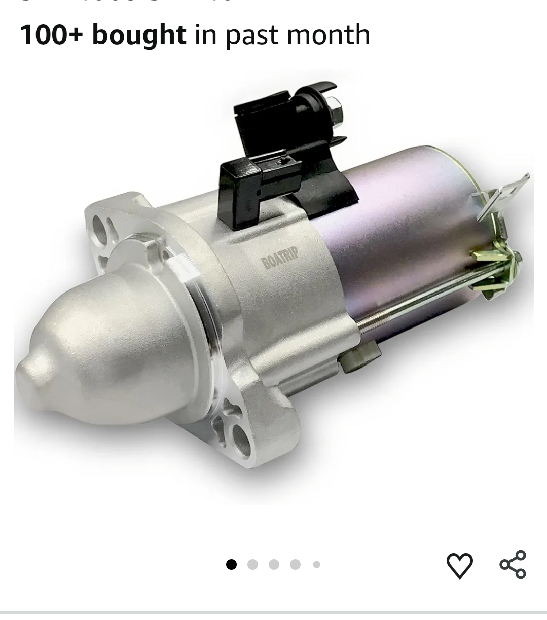 10914 New Starter Motor Replacement for Honda, Engine Automatic Transmission - Image 5