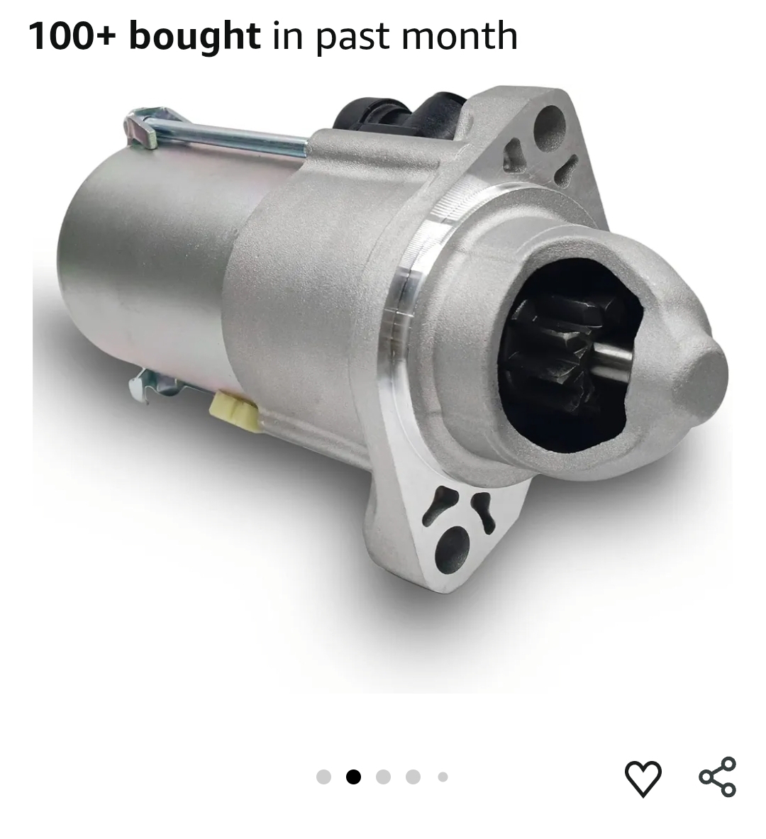 10914 New Starter Motor Replacement for Honda, Engine Automatic Transmission