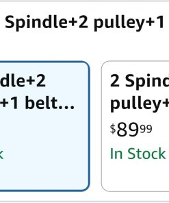 Alternative view of 42" Deck Rebuild Kit 130794 532130794 Spindle Fits for AYP Craftsman Husqvarna LT1000, LT2000, LTX1000 YTH1842 YTH2242, Replaces Pulley 173436, with Blades 134149 with 95 1/2" Belt