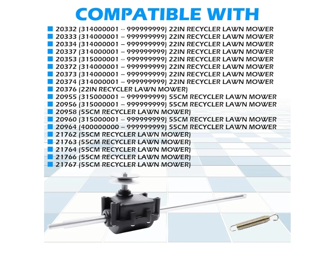 Lawn Mower Transmission 121-9178, Replaces1219178, 115-4652, 1154652, Compatible with Toro 55 & 22 Inch Recycler Lawn Mower - Image 4