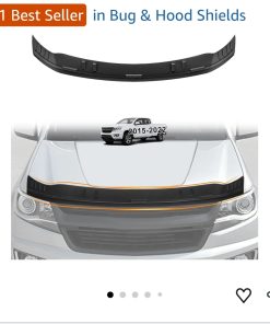 Hood Deflector Protector Compatible with 2015-2022 Chevy Colorado Accessories Low Profile Hood Protector TPE Bug Deflector Shield Replacement