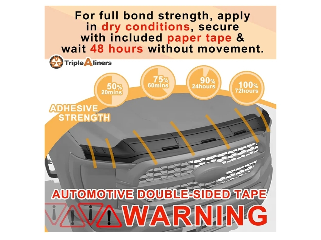 Hood Deflector Protector Compatible with 2015-2022 Chevy Colorado Accessories Low Profile Hood Protector TPE Bug Deflector Shield Replacement - Image 12