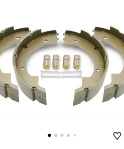 RV Murts 2 Pairs 12" x 2" Electric Trailer Brake Shoes Replacement Kits