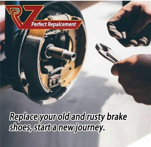 RV Murts 2 Pairs 12" x 2" Electric Trailer Brake Shoes Replacement Kits - Image 5