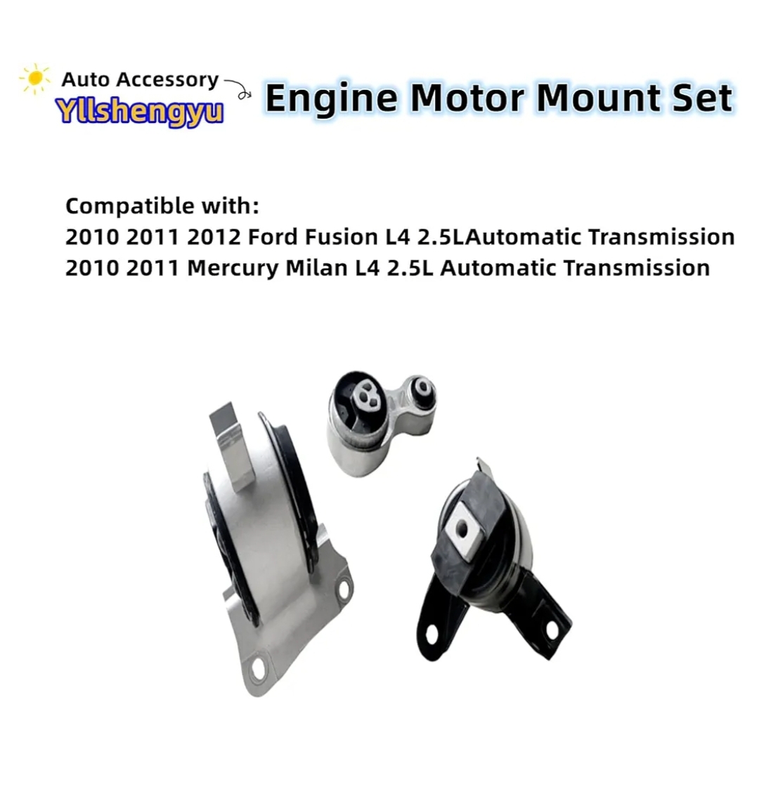Engine Motor Mount Kit, 3 pack - Image 4