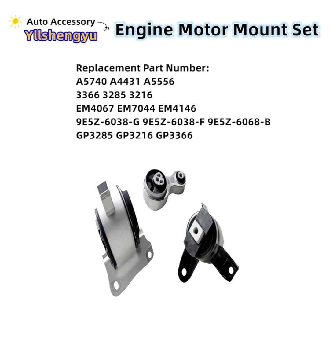 Engine Motor Mount Kit, 3 pack - Image 5