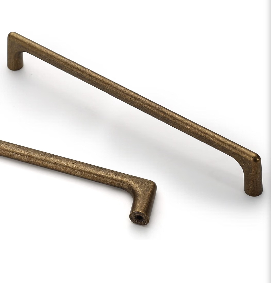 10 Pack 7.5 Inch (192mm) Antique Brass Cabinet Pulls