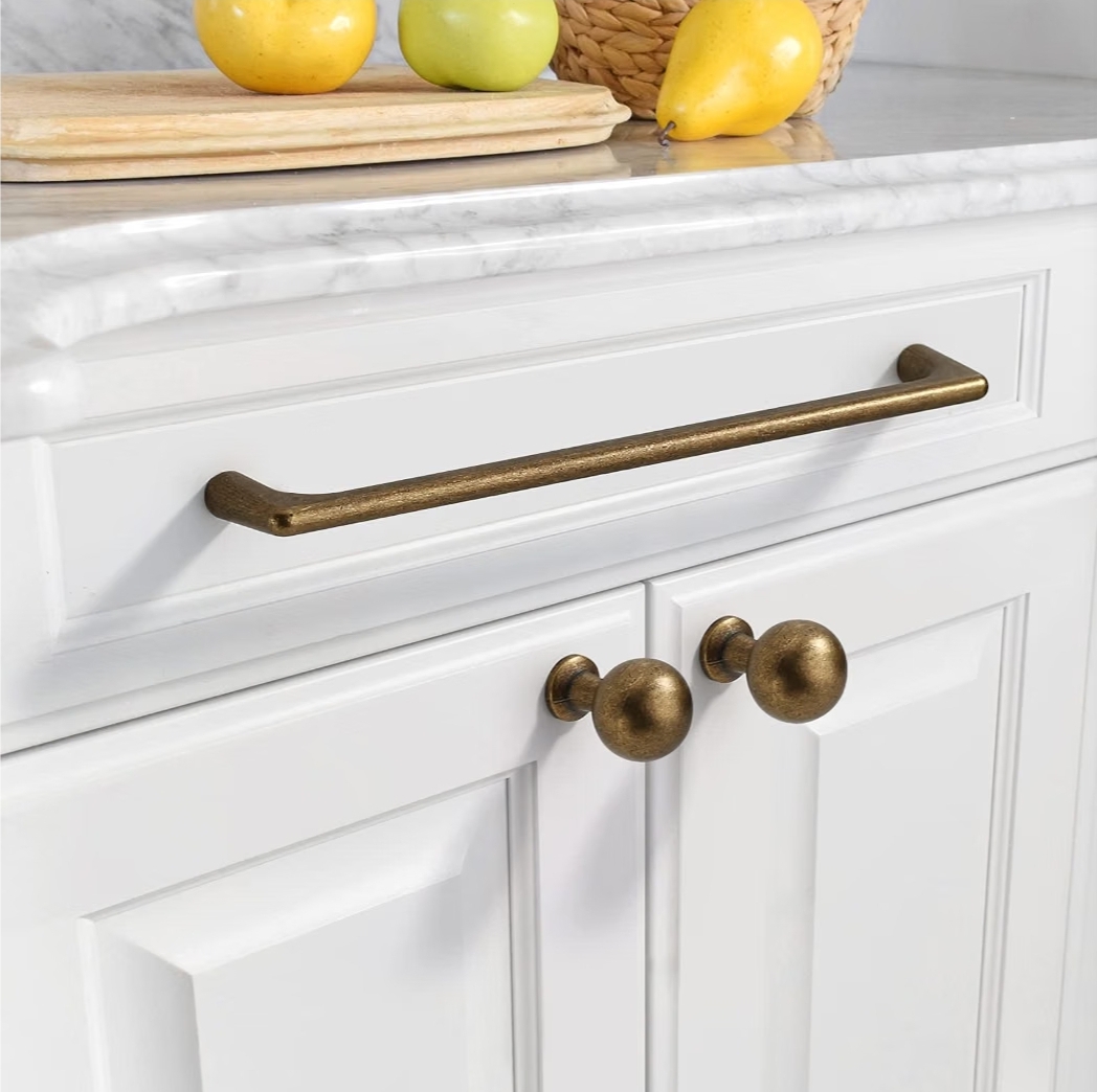 10 Pack 7.5 Inch (192mm) Antique Brass Cabinet Pulls - Image 11