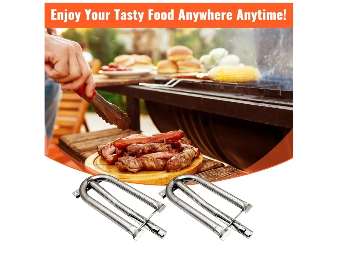 Stainless U Shaped Grill Burners for Delta Heat Grill Replacement Part, Fits DHBQ-B, DHBQ-C, DHBQ-D Models,16 Inch - Image 8