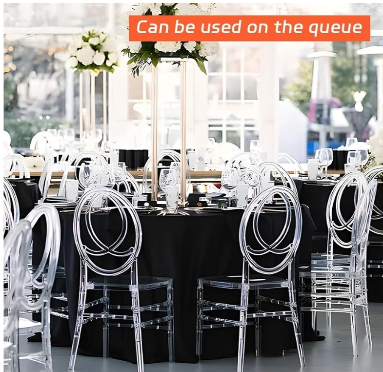 120 Inch Round Tablecloth, 10 Pack Black Stain Resistant and Wrinkle-Free Polyester Table Cover - Image 9