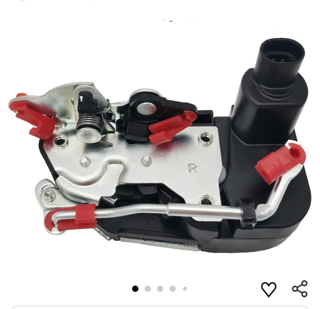 Door Lock Actuator Compatible with 1997-2001 Cherokee Rear Right Passenger Side Replace 55235202AC