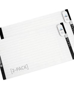 2-Pack Pet Training Mat with Tester, Pet Shock Pad, Dogs & Cats Electronic Repellent mat for Indoor, 3 Training Modes, 5 Levels, Pet Safe Mode (White controler 30" X 16")