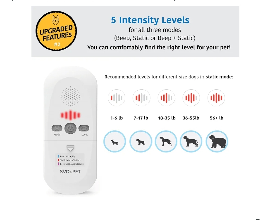 2-Pack Pet Training Mat with Tester, Pet Shock Pad, Dogs & Cats Electronic Repellent mat for Indoor, 3 Training Modes, 5 Levels, Pet Safe Mode (White controler 30" X 16") - Image 5