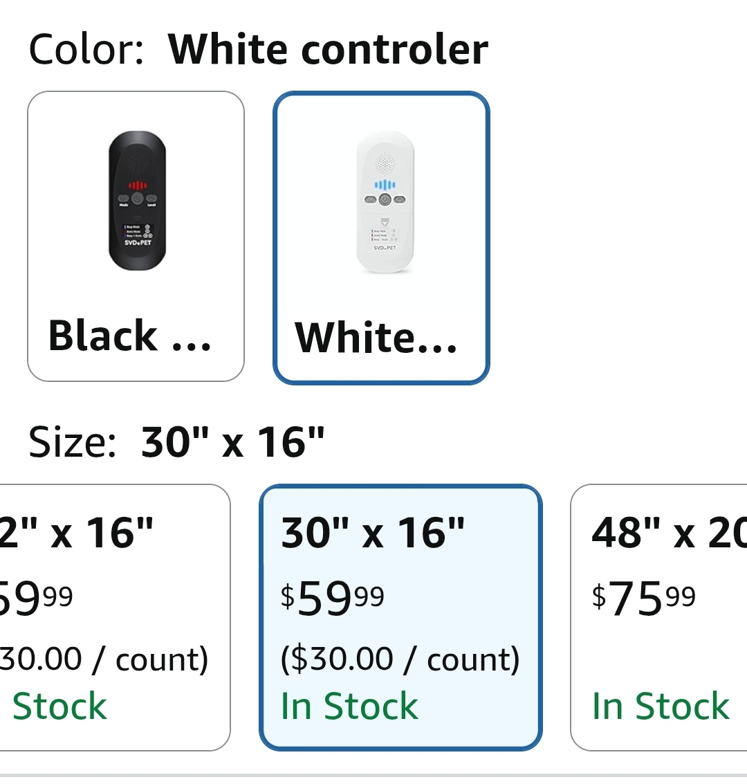 2-Pack Pet Training Mat with Tester, Pet Shock Pad, Dogs & Cats Electronic Repellent mat for Indoor, 3 Training Modes, 5 Levels, Pet Safe Mode (White controler 30" X 16") - Image 2