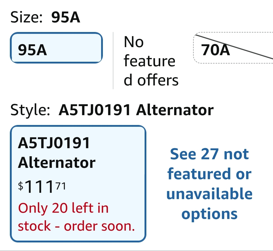 Alternator Fits for Acura ILX 2013 2014 2015 2.0L 2.0 /for Honda for Civic 2012 13 14 15 1.8L 1.8 HR-V 2016 1.8L 1.8-12V 95Amp CW S6 Pulley Class, Replace OE 11537 - Image 13