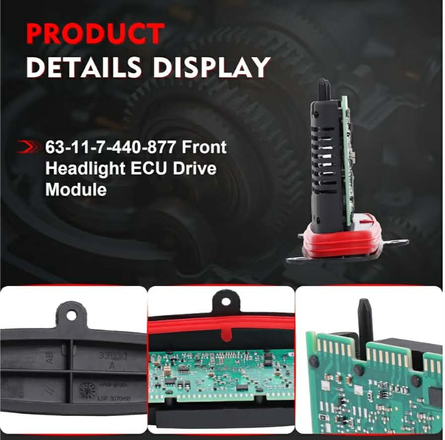 63-11-7-440-877 Xenon Headlight ECU Drive Module, Fit for BMW, Control TMS Module Unit - Image 6