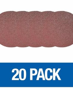 44816036 Silicon Carbide Floor Sanding Disc, Double Sided, 16" x No Hole, Grit 36F, 20-Pack
