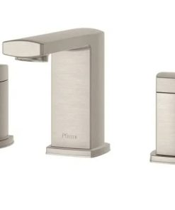 Pfister Deckard Bathroom Sink Faucet, 8-Inch Widespread, 2-Handle, 3-Hole, Brushed Nickel