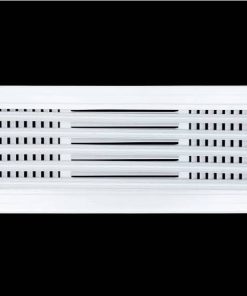 Alternative view of [2 Pack] Fits 16x6 Duct Opening 3 Way Steel Air Supply Diffuser by Handua | Register Vent Cover Grille for Sidewall and Ceiling | White | Outer Dimensions: 17.75" X 7.75