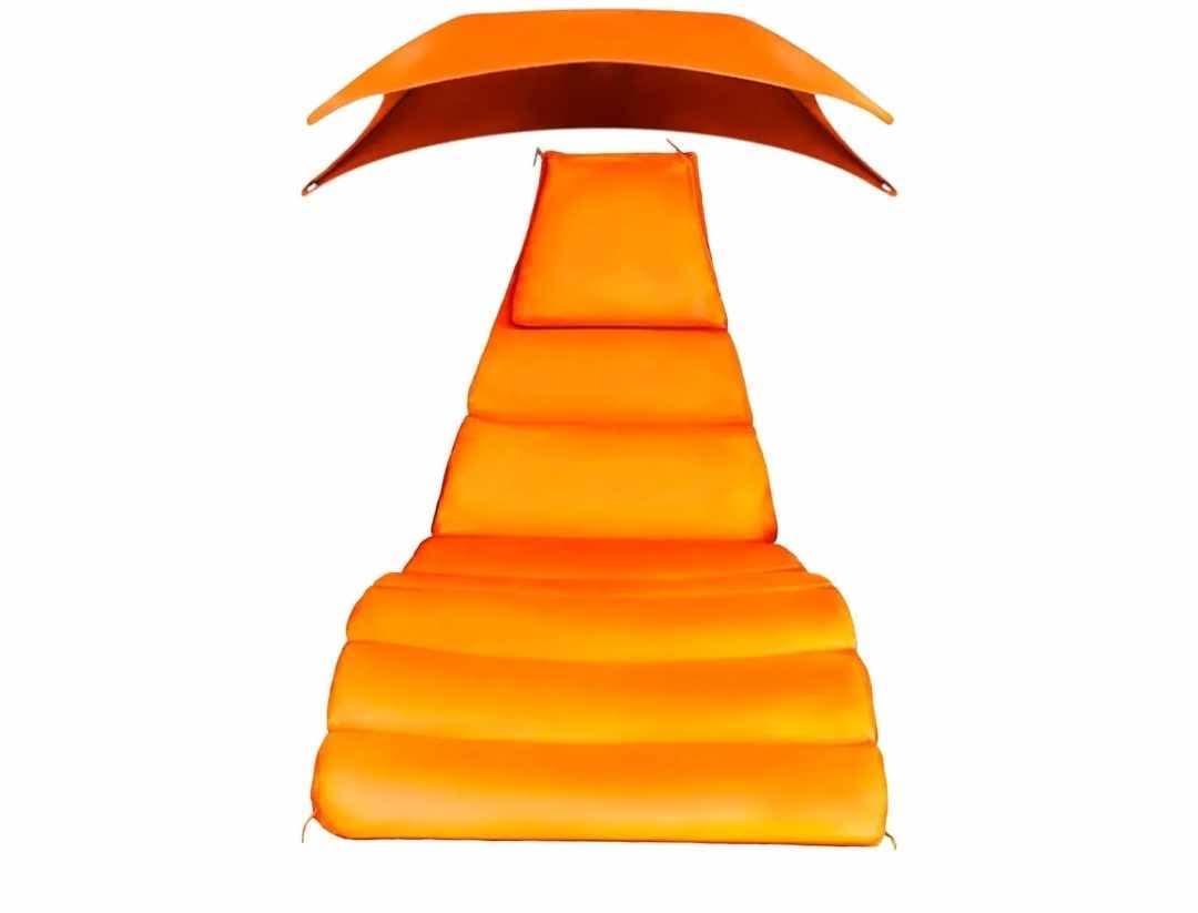 Weatherproof Replacement Cushion Pad and Umbrella for Hanging Lounge Chair