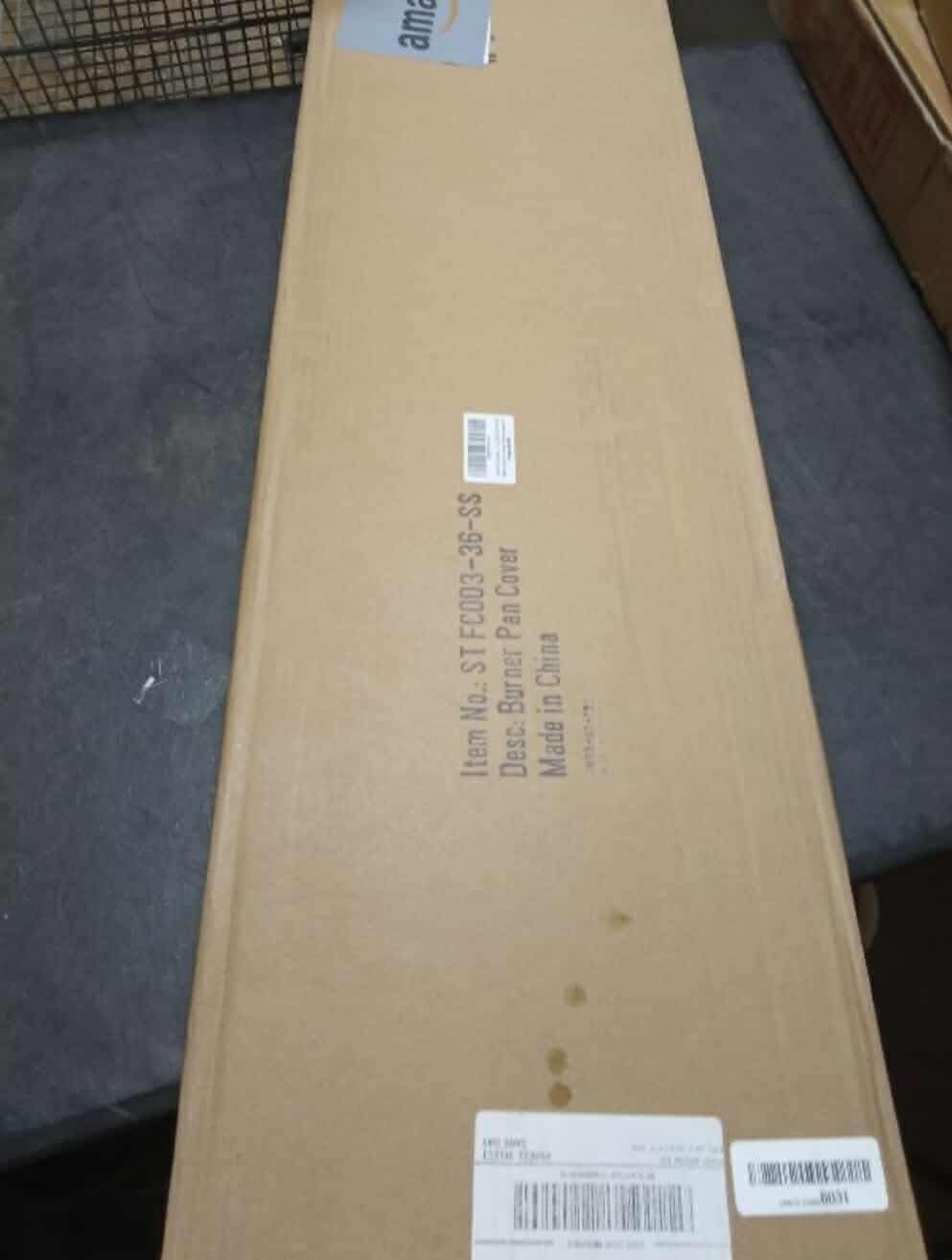 Stanbroil Fire Pit Lid Fits 36 x 6 Inches Linear Drop-in Burner Pan, Solid Stainless Steel Cover for Outside Firepit - Image 3