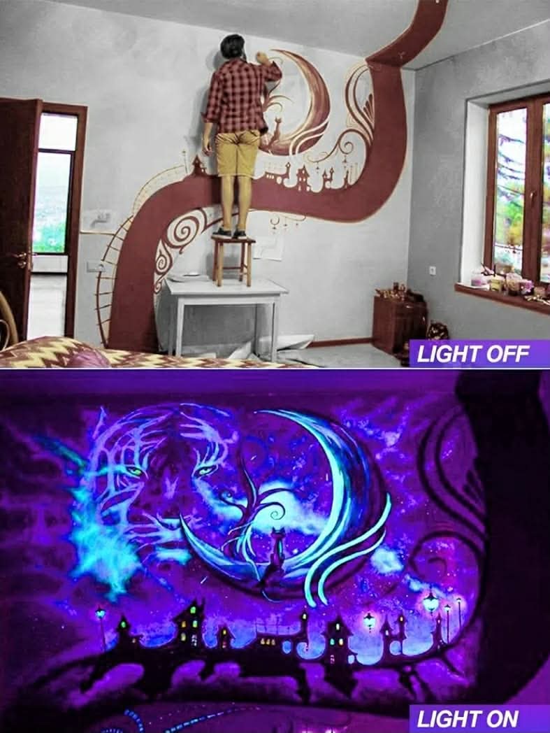2pk Spotlight 15W LED Black Lights Landscape Lighting Waterproof Outdoor Blacklight - Image 5