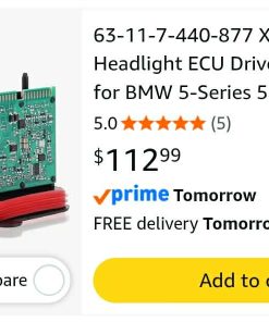 Alternative view of 63-11-7-440-877 Xenon Headlight ECU Drive Module, Fit for BMW, Control TMS Module Unit
