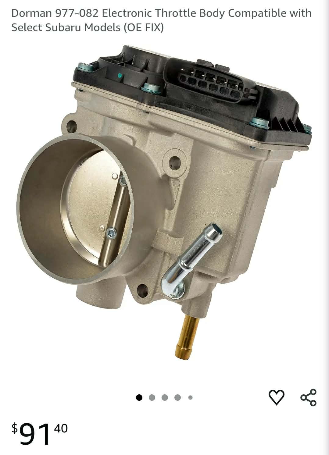 Dorman 977-082 Electronic Throttle Body Compatible with Select Subaru Models (OE FIX)