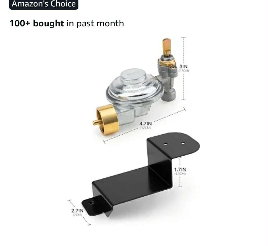 Stanbroil Gas Grill Replacement Valve Regulator Assembly for Weber Q1000 Q1200 - Image 3